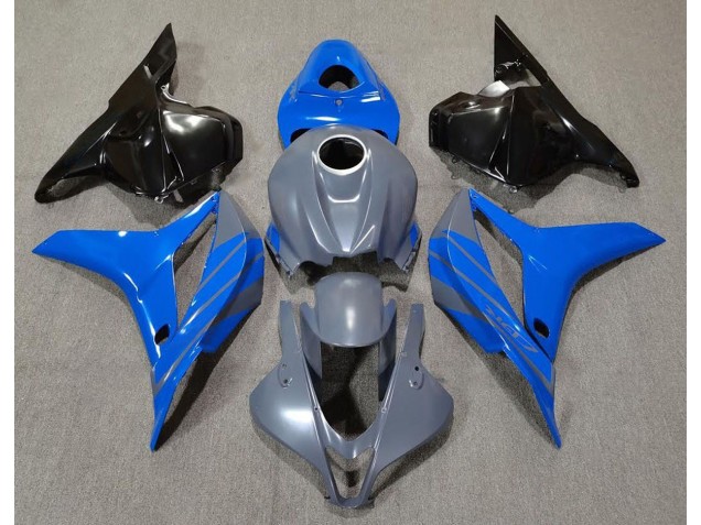 Doppelblau Auf Grau 2009-2012 Honda CBR600RR Motorrad Verkleidung Doppelblau Auf Grau 2009-2012 Honda CBR600RR Motorrad Verkleidung
