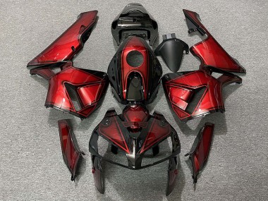 Dunkelbonbonrot 2005-2006 Honda CBR600RR Motorrad Verkleidung