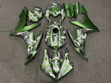 Dunkelgrün Tarnung 2004-2006 Yamaha R1 Motorrad Verkleidung