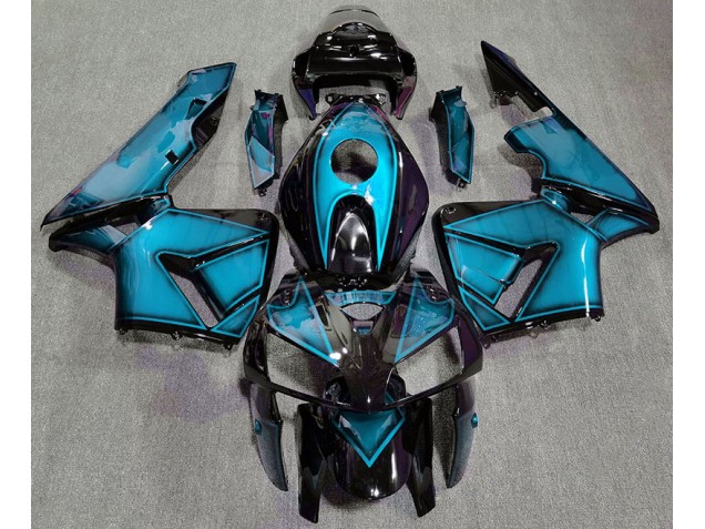 Dunkelhellblau 2005-2006 Honda CBR600RR Motorrad Verkleidung Dunkelhellblau 2005-2006 Honda CBR600RR Motorrad Verkleidung