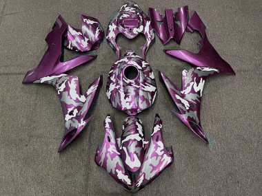 Dunkelmagenta Tarnung 2004-2006 Yamaha R1 Motorrad Verkleidung