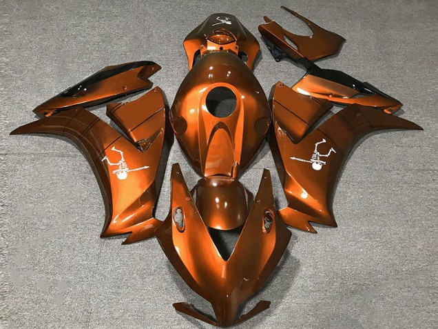 Dunkelorange Glänzend 2012-2016 Honda CBR1000RR Motorrad Verkleidung Dunkelorange Glänzend 2012-2016 Honda CBR1000RR Motorrad Verkleidung