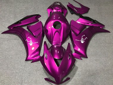 Dunkelpink Glanz 2012-2016 Honda CBR1000RR Motorrad Verkleidung