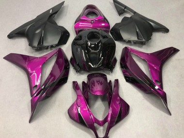 Dunkelrosa Mit Schwarz 2009-2012 Honda CBR600RR Motorrad Verkleidung