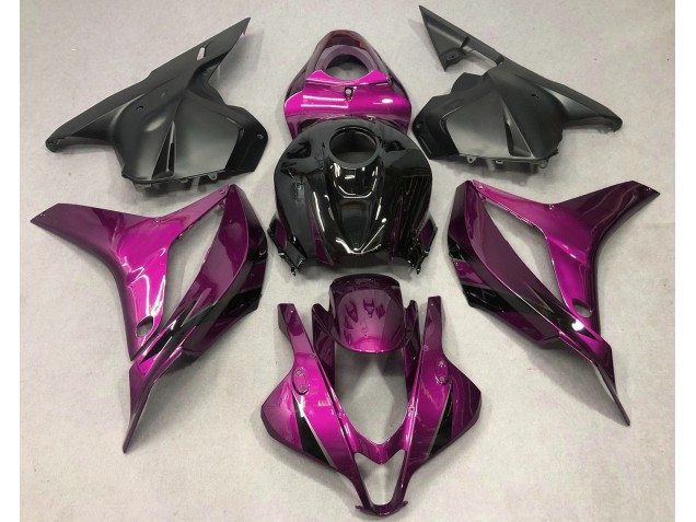 Dunkelrosa Mit Schwarz 2009-2012 Honda CBR600RR Motorrad Verkleidung Dunkelrosa Mit Schwarz 2009-2012 Honda CBR600RR Motorrad Verkleidung