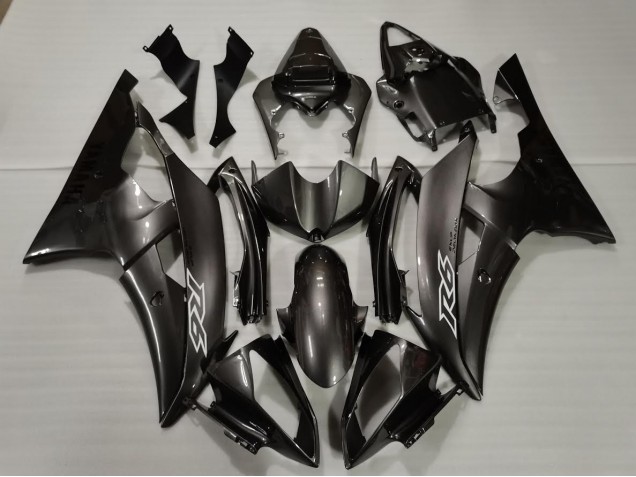 Dunkelsilber 2008-2016 Yamaha R6 Motorrad Verkleidung Dunkelsilber 2008-2016 Yamaha R6 Motorrad Verkleidung