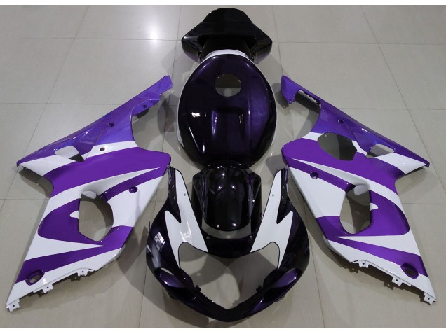 Dunkelviolett 2000-2002 Suzuki GSXR 1000 Motorrad Verkleidung Dunkelviolett 2000-2002 Suzuki GSXR 1000 Motorrad Verkleidung
