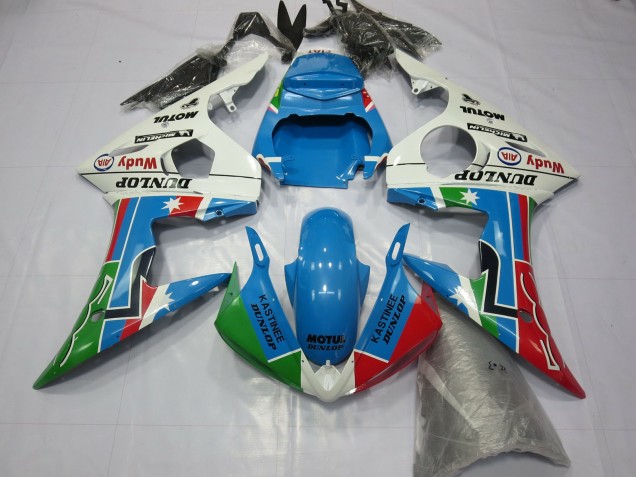 Dunlop Design 2003-2004 Yamaha R6 Motorrad Verkleidung Dunlop Design 2003-2004 Yamaha R6 Motorrad Verkleidung