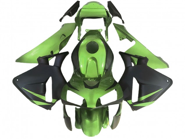 Eidechsengrün 2003-2004 Honda CBR600RR Motorrad Verkleidung Eidechsengrün 2003-2004 Honda CBR600RR Motorrad Verkleidung