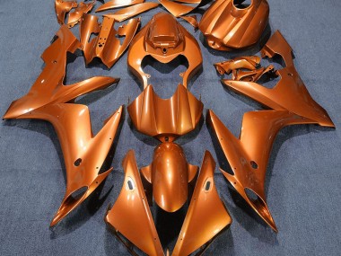 Einfarbig Orange 2004-2006 Yamaha R1 Motorrad Verkleidung