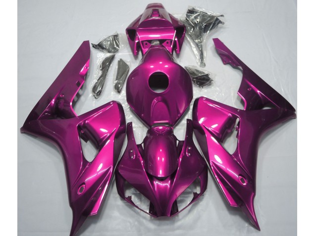 Einfarbig Rosa 2006-2007 Honda CBR1000RR Motorrad Verkleidung Einfarbig Rosa 2006-2007 Honda CBR1000RR Motorrad Verkleidung