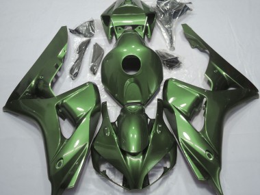 Einfarbig Waldgrün 2006-2007 Honda CBR1000RR Motorrad Verkleidung