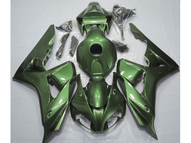 Einfarbig Waldgrün 2006-2007 Honda CBR1000RR Motorrad Verkleidung Einfarbig Waldgrün 2006-2007 Honda CBR1000RR Motorrad Verkleidung