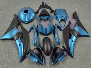 Elektrisches Blau & Matt Schwarz 2008-2016 Yamaha R6 Motorrad Verkleidung