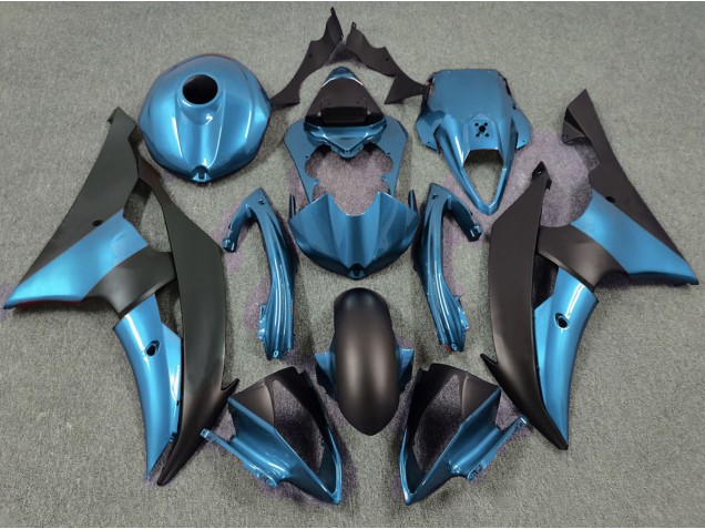 Elektrisches Blau & Matt Schwarz 2008-2016 Yamaha R6 Motorrad Verkleidung Elektrisches Blau & Matt Schwarz 2008-2016 Yamaha R6 Motorrad Verkleidung