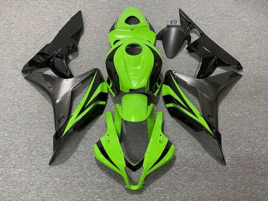 Elektrisches Grün OEM Stil & Grau 2007-2008 Honda CBR600RR Motorrad Verkleidung