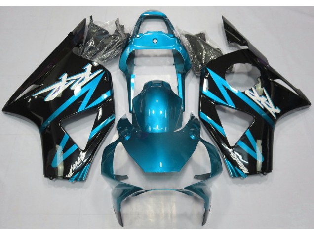 Elektrisches Hellblau 2002-2003 Honda CBR954RR Motorrad Verkleidung Elektrisches Hellblau 2002-2003 Honda CBR954RR Motorrad Verkleidung