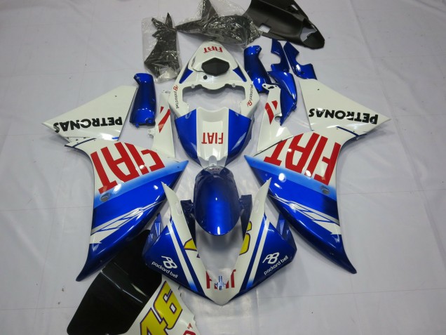 Fiat Mit Hellblau 2012-2014 Yamaha R1 Motorrad Verkleidung Fiat Mit Hellblau 2012-2014 Yamaha R1 Motorrad Verkleidung