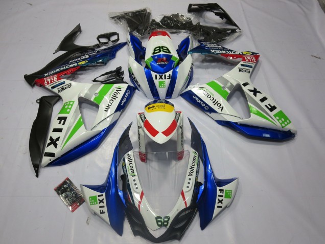 Fixi 2009-2016 Suzuki GSXR 1000 Motorrad Verkleidung Fixi 2009-2016 Suzuki GSXR 1000 Motorrad Verkleidung