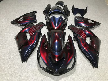 Flame 2006-2011 Kawasaki ZX14R Motorrad Verkleidung