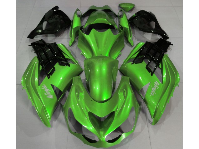 Flüssiges Grün 2012-2021 Kawasaki ZX14R Motorrad Verkleidung Flüssiges Grün 2012-2021 Kawasaki ZX14R Motorrad Verkleidung