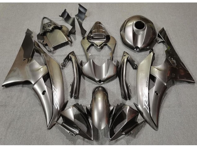 Flüssiges Silber 2008-2016 Yamaha R6 Motorrad Verkleidung Flüssiges Silber 2008-2016 Yamaha R6 Motorrad Verkleidung