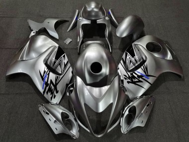 Flüssiges Silber & Blau 2008-2020 Suzuki GSXR 1300 Motorrad Verkleidung