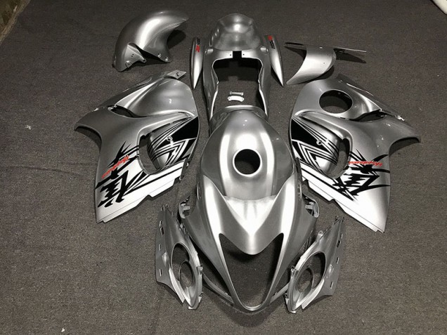 Flüssiges Silber & Rot 2008-2020 Suzuki GSXR 1300 Motorrad Verkleidung Flüssiges Silber & Rot 2008-2020 Suzuki GSXR 1300 Motorrad Verkleidung
