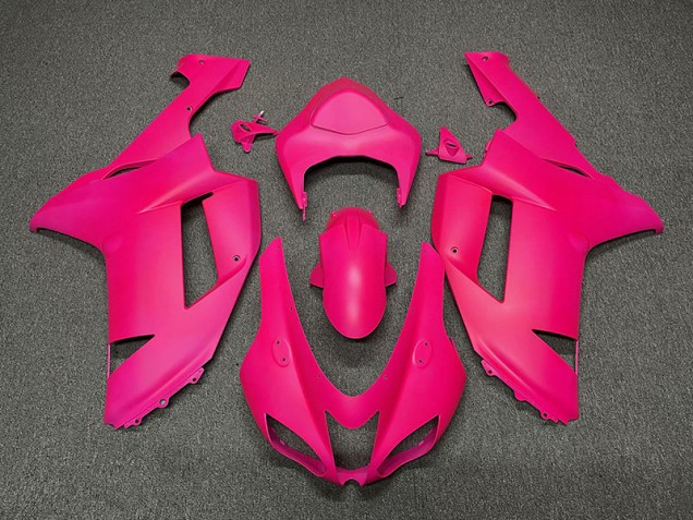 Fuchsia 2007-2008 Kawasaki ZX6R Motorrad Verkleidung Fuchsia 2007-2008 Kawasaki ZX6R Motorrad Verkleidung