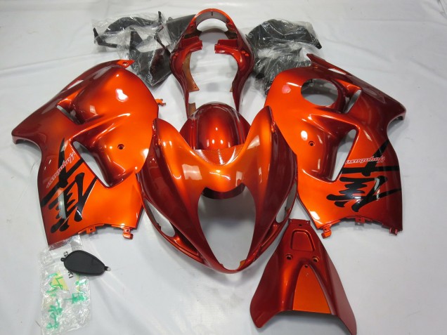 Gebranntes Orange 1997-2007 Suzuki GSXR 1300 Motorrad Verkleidung Gebranntes Orange 1997-2007 Suzuki GSXR 1300 Motorrad Verkleidung
