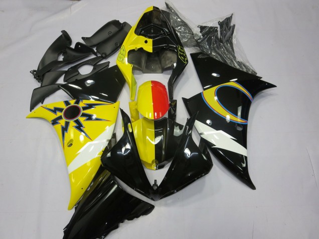 Gelb 46 2012-2014 Yamaha R1 Motorrad Verkleidung Gelb 46 2012-2014 Yamaha R1 Motorrad Verkleidung