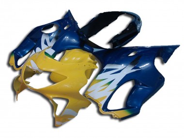 Gelb & Blau 1999-2000 Honda CBR600 F4 Motorrad Verkleidung