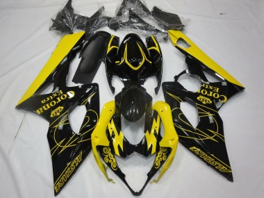 Gelb Corona 2005-2006 Suzuki GSXR 1000 Motorrad Verkleidung