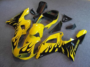Gelb Flamme 1998-1999 Yamaha R1 Motorrad Verkleidung
