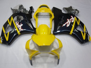 Gelb Schwarz 2002-2003 Honda CBR954RR Motorrad Verkleidung