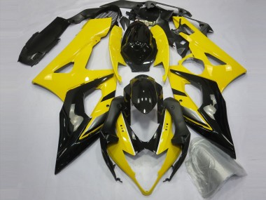 Gelb & Schwarz 2005-2006 Suzuki GSXR 1000 Motorrad Verkleidung