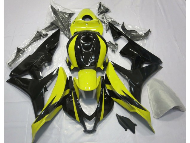 Gelb & Schwarz OEM Design 2007-2008 Honda CBR600RR Motorrad Verkleidung Gelb & Schwarz OEM Design 2007-2008 Honda CBR600RR Motorrad Verkleidung