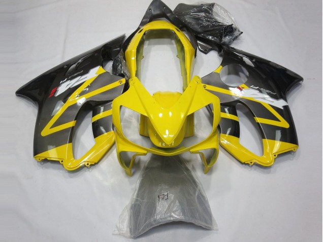 Gelb & Silber 2004-2007 Honda CBR600 F4i Motorrad Verkleidung Gelb & Silber 2004-2007 Honda CBR600 F4i Motorrad Verkleidung