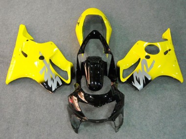 Gelb-Silber-Aufkleber 1999-2000 Honda CBR600 F4 Motorrad Verkleidung