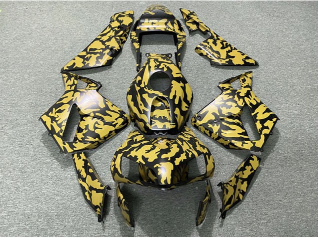 Gelb Tarnung 2003-2004 Honda CBR600RR Motorrad Verkleidung Gelb Tarnung 2003-2004 Honda CBR600RR Motorrad Verkleidung