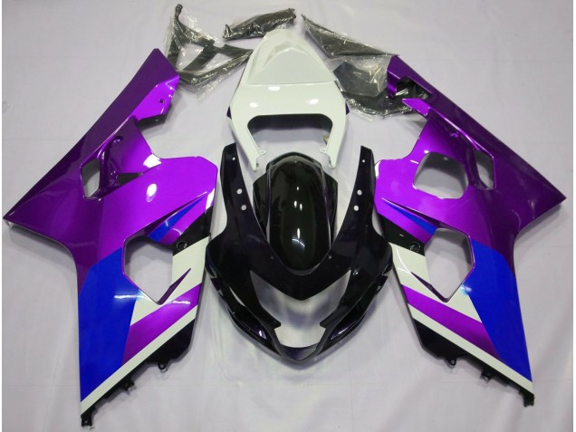 Glanz Lila 2004-2005 Suzuki GSXR 600-750 Motorrad Verkleidung Glanz Lila 2004-2005 Suzuki GSXR 600-750 Motorrad Verkleidung