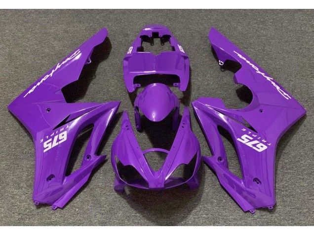 Glanz Lila 2006-2008 Triumph Daytona 675 Motorrad Verkleidung Glanz Lila 2006-2008 Triumph Daytona 675 Motorrad Verkleidung