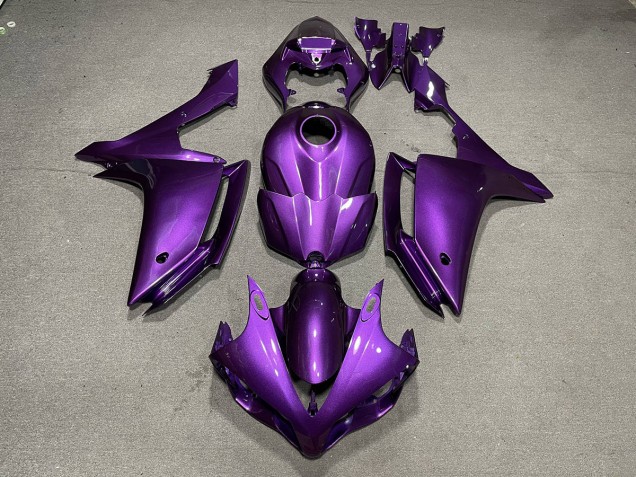 Glanz Lila 2007-2008 Yamaha R1 Motorrad Verkleidung Glanz Lila 2007-2008 Yamaha R1 Motorrad Verkleidung