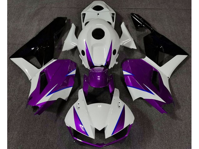 Glanz Lila Weiß & Blau 2013-2023 Honda CBR600RR Motorrad Verkleidung Glanz Lila Weiß & Blau 2013-2023 Honda CBR600RR Motorrad Verkleidung