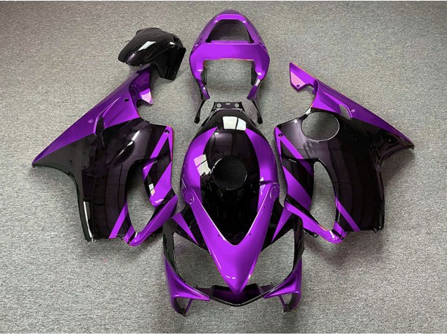 Glanz Lila & Schwarz 2001-2003 Honda CBR600 F4i Motorrad Verkleidung Glanz Lila & Schwarz 2001-2003 Honda CBR600 F4i Motorrad Verkleidung