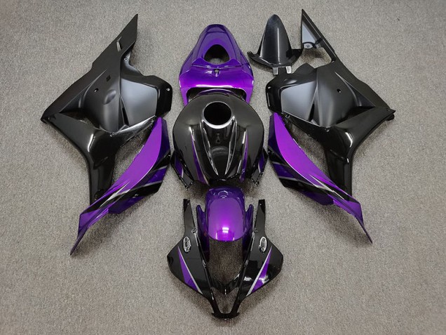 Glanz Lila & Schwarz 2009-2012 Honda CBR600RR Motorrad Verkleidung Glanz Lila & Schwarz 2009-2012 Honda CBR600RR Motorrad Verkleidung