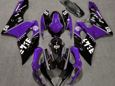 Glanz Lila & Schwarz Benutzerdefiniert 2005-2006 Suzuki GSXR 1000 Motorrad Verkleidung