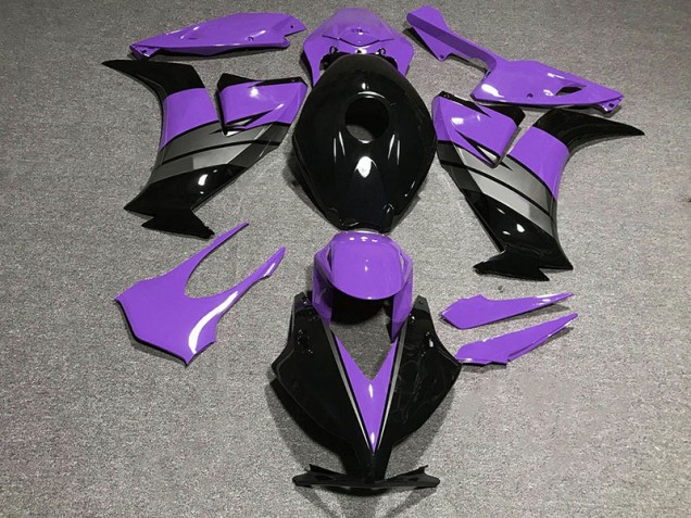 Glanz Lila Schwarz & Grau 2012-2016 Honda CBR1000RR Motorrad Verkleidung Glanz Lila Schwarz & Grau 2012-2016 Honda CBR1000RR Motorrad Verkleidung