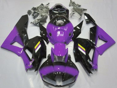 Glanz Lila & Schwarz Verblassend 2013-2023 Honda CBR600RR Motorrad Verkleidung