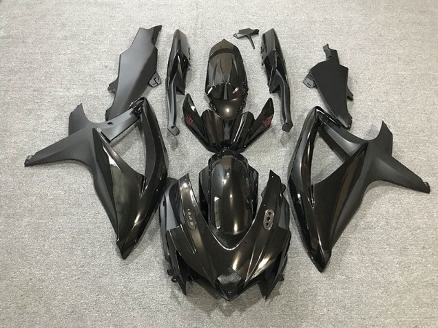 Glanz/Matt Schwarz 2008-2010 Suzuki GSXR 600-750 Motorrad Verkleidung Glanz/Matt Schwarz 2008-2010 Suzuki GSXR 600-750 Motorrad Verkleidung